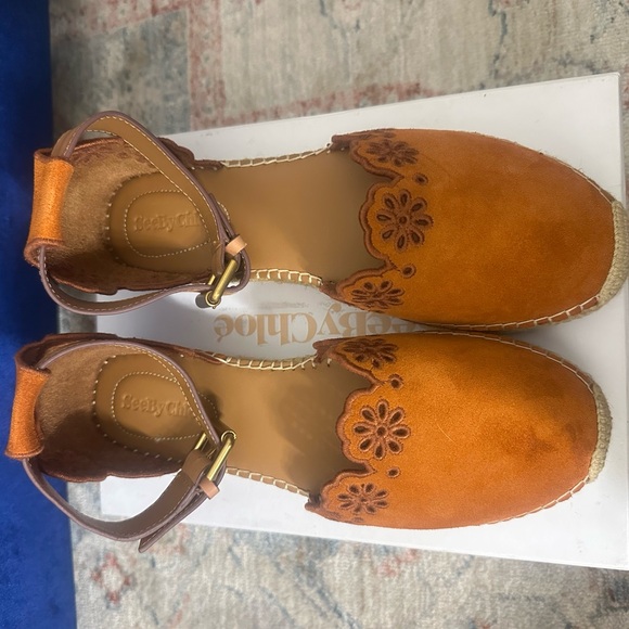 See by Chloe Scalloped Espadrille Sandals - Picture 5 of 6